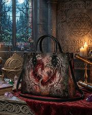 Ember Wings Leather Handbag