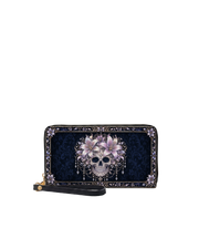Lily Ossuary Long Zip Wallet