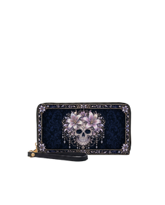 Lily Ossuary Long Zip Wallet