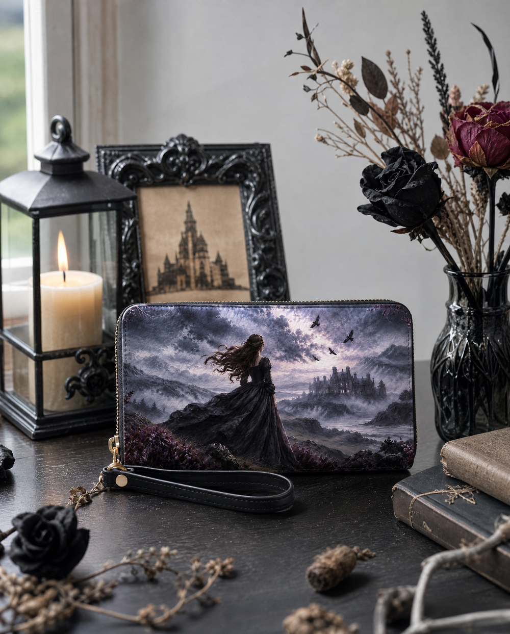 Gothic Reverie Styx Long Zip Wallet