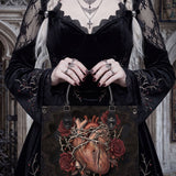 SufferHeart Leather Handbag