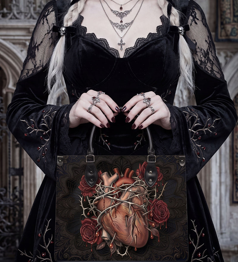 SufferHeart Leather Handbag