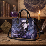 Moon Witch Leather Handbag