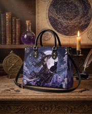Moon Witch Leather Handbag