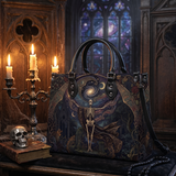 Long live life Leather Handbag