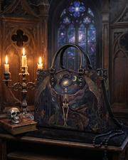 Long live life Leather Handbag