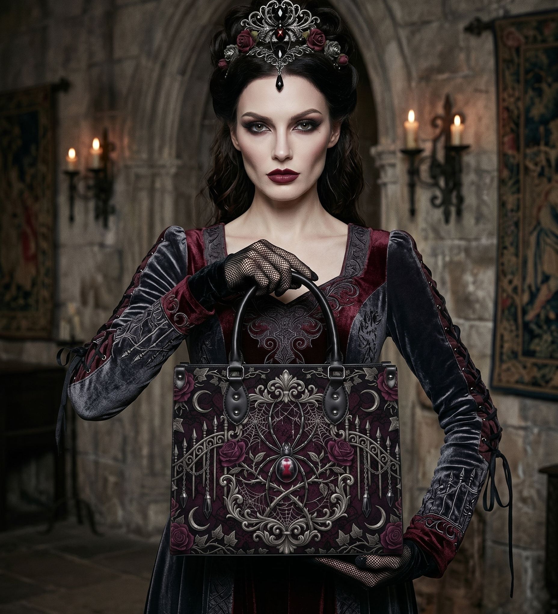 Mirror Leather Handbag