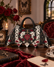 Sacred Heart Lily Bat Wing Bag