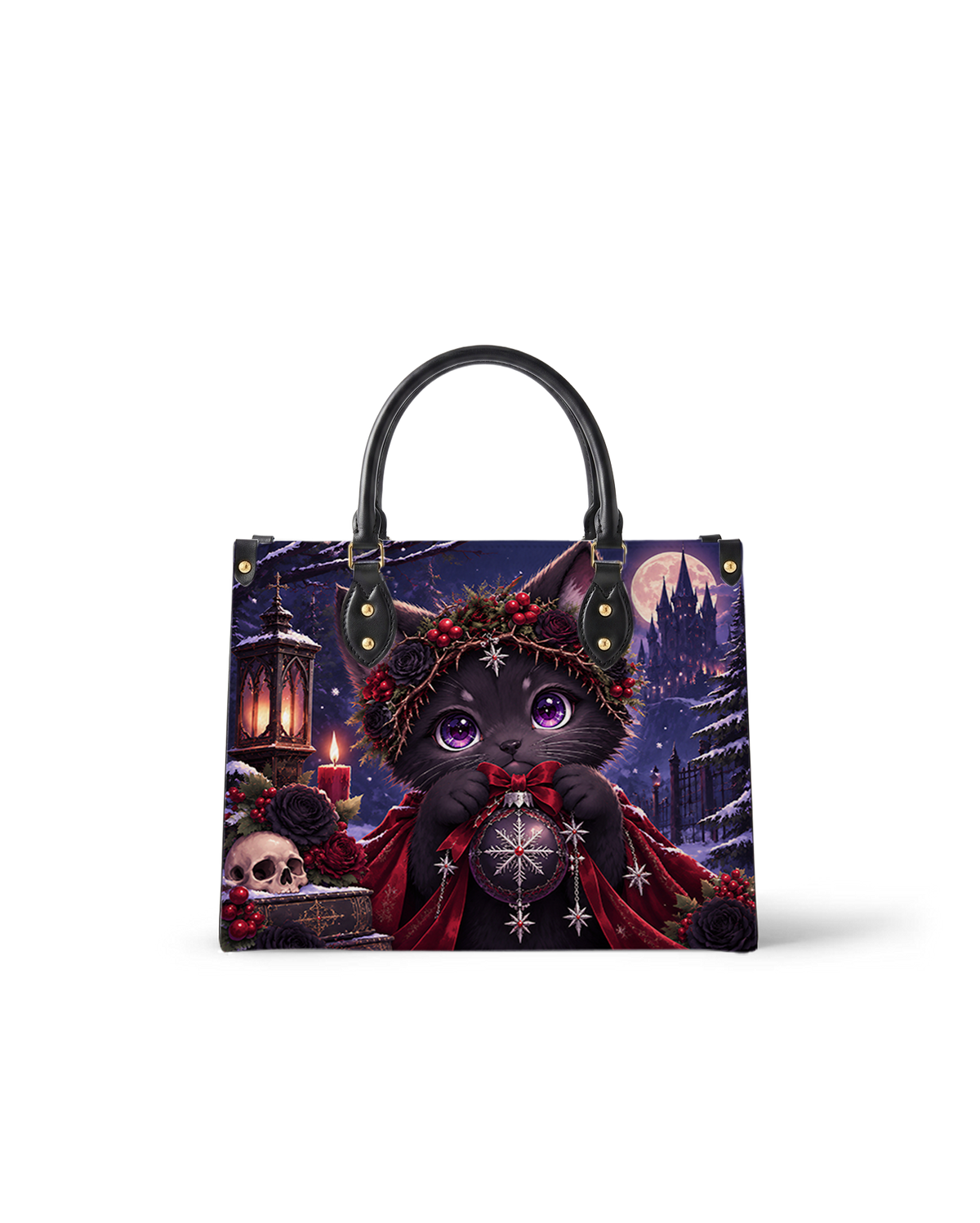 Winter Familiar Leather Handbag