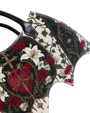 Sacred Heart Lily Bat Wing Bag