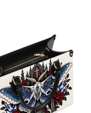 Moth Ritual Leather Handbag