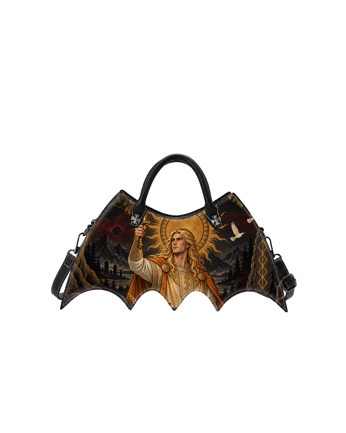 Freyr's Eclipse Bat Wing Bag