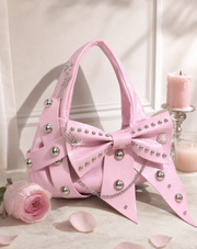 Sweet Chaos Rivet Bow Hobo