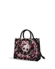 Slumbering Rose Unicorn Leather Handbag