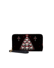 Skull Tree Long Zip Wallet