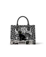 Dark Prowl Leather Handbag