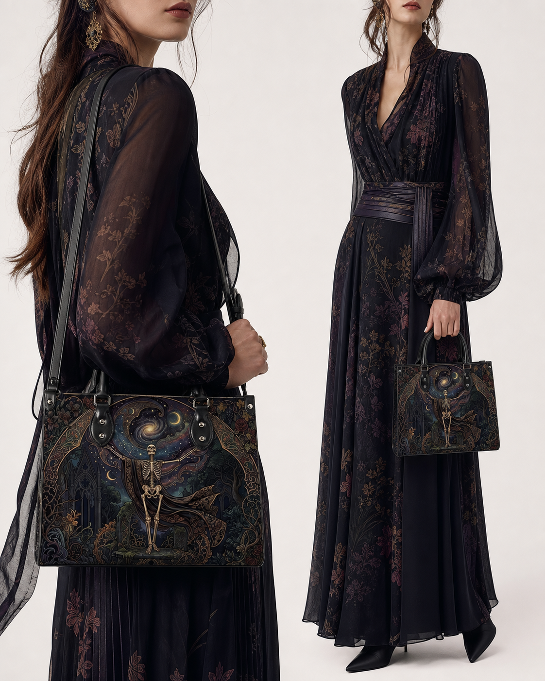 Long live life Leather Handbag