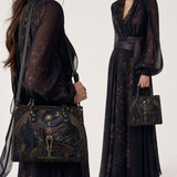 Long live life Leather Handbag