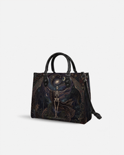 Long live life Leather Handbag