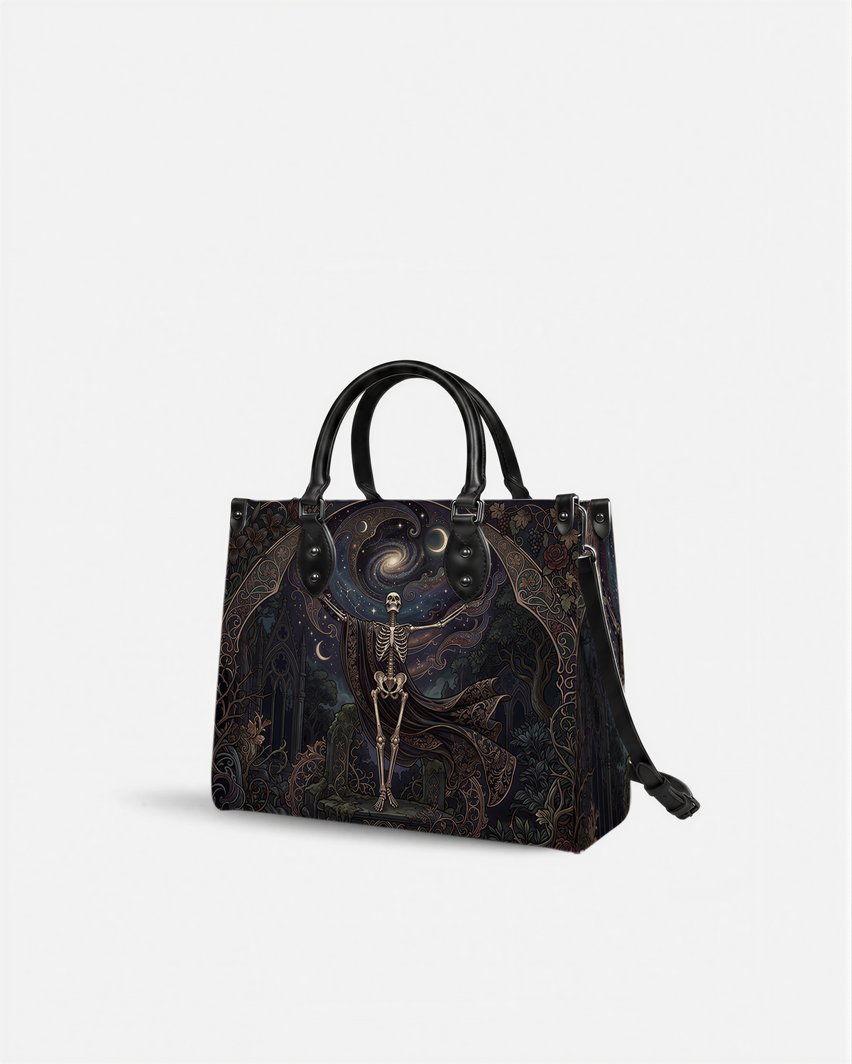 Long live life Leather Handbag