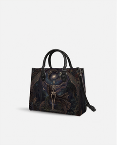 Long live life Leather Handbag