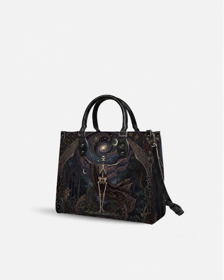 Long live life Leather Handbag