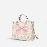 Sweet Berry Whisper Leather Handbag