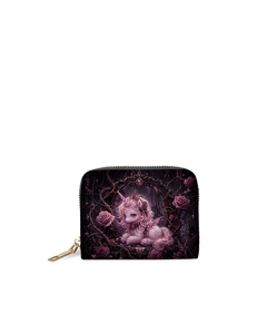 Slumbering Rose Unicorn Mini Wallet