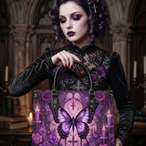 Stygian Leather Handbag