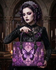 Stygian Leather Handbag