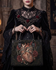 SufferHeart Leather Handbag