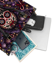 Violet Yule Leather Handbag