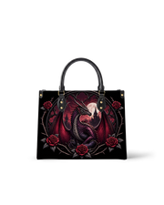 Night Dracon Leather Handbag