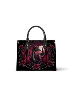 Night Dracon Leather Handbag