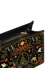 Aura Mark Leather Handbag