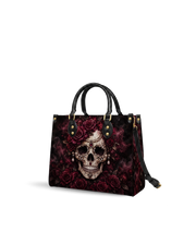 PearlSkull Leather Handbag