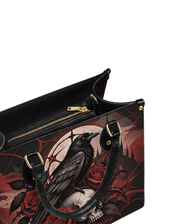 Raven's Bone Leather Handbag