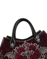 Crimson Covenant Bat Wing Bag
