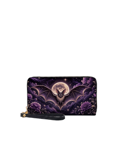 Violet Venom Long Zip Wallet