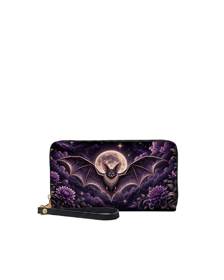 Violet Venom Long Zip Wallet
