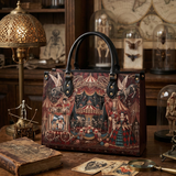 Gothic Circus Leather Handbag