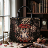 Poison Apple Leather Handbag