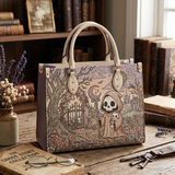 Bone Tales Leather Handbag