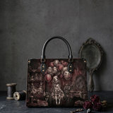 Velvet Shadows Leather Handbag