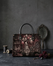 Velvet Shadows Leather Handbag