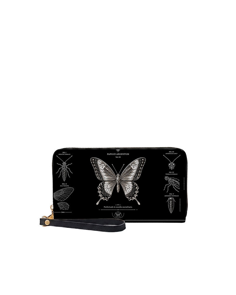 Silver Morpho Mini Wallet