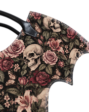 Floral Remains Bat Wing Bag