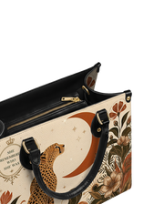 Lunar Cheetah Leather Handbag