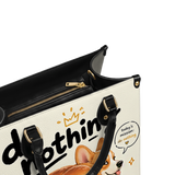 Chill Corgi Manifesto Leather Handbag