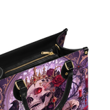 Purple Reign Leather Handbag